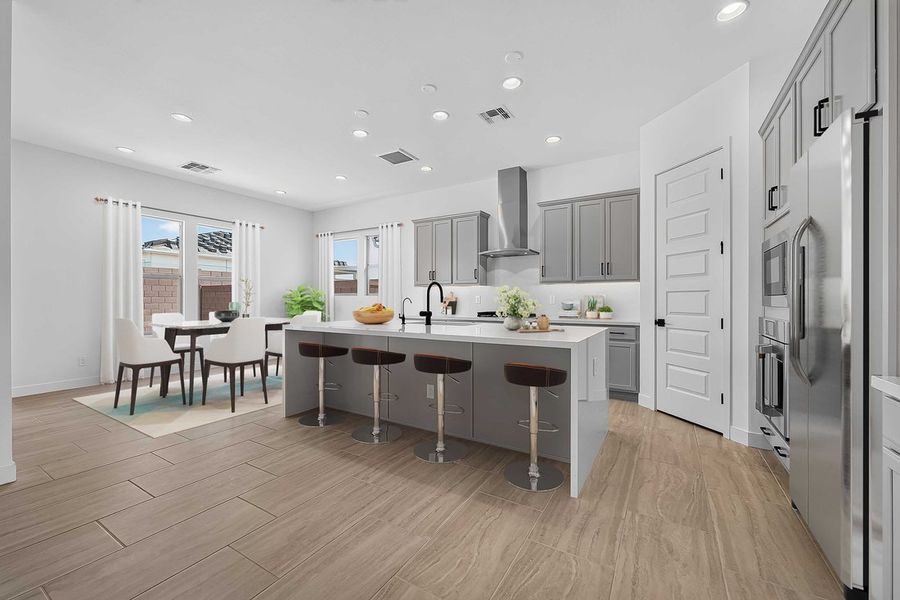 Furnished interior view inside a new home in Verdin, Phoenix (Image 4).
