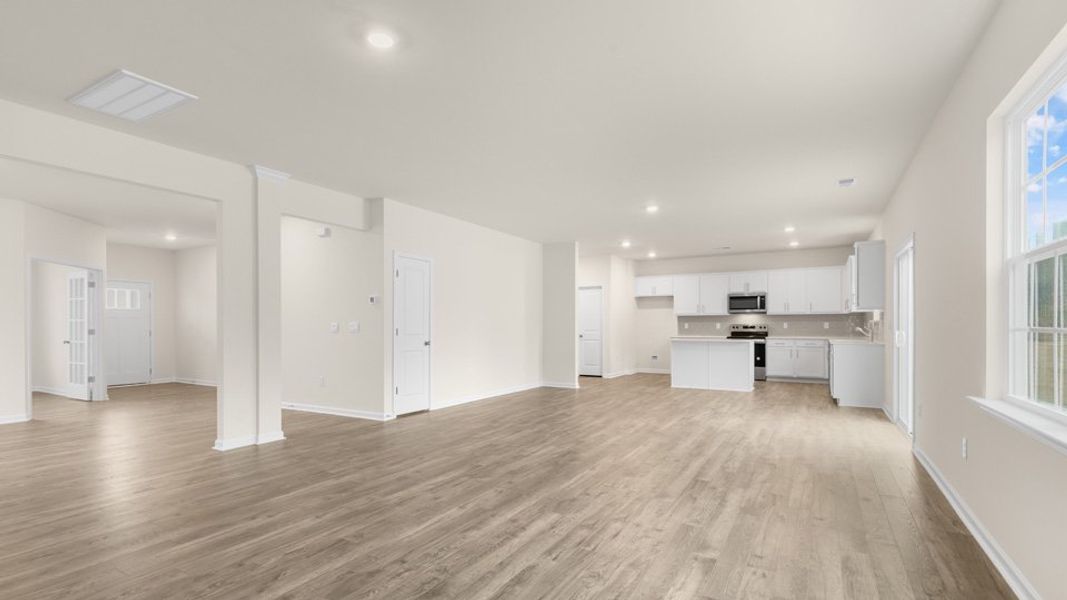 Spacious, unfurnished interior of a new home in The Estates at Edinborough, Gibsonville (Image 20).