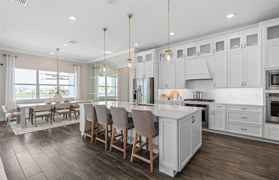 Furnished interior view inside a new home in Del Webb Oasis, Winter Garden (Image 6).