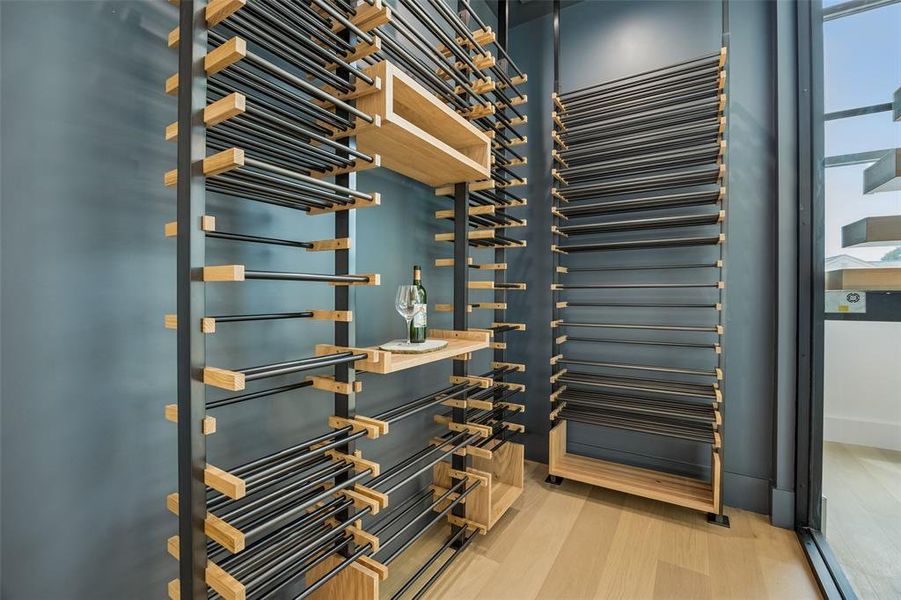 Area for wine storage