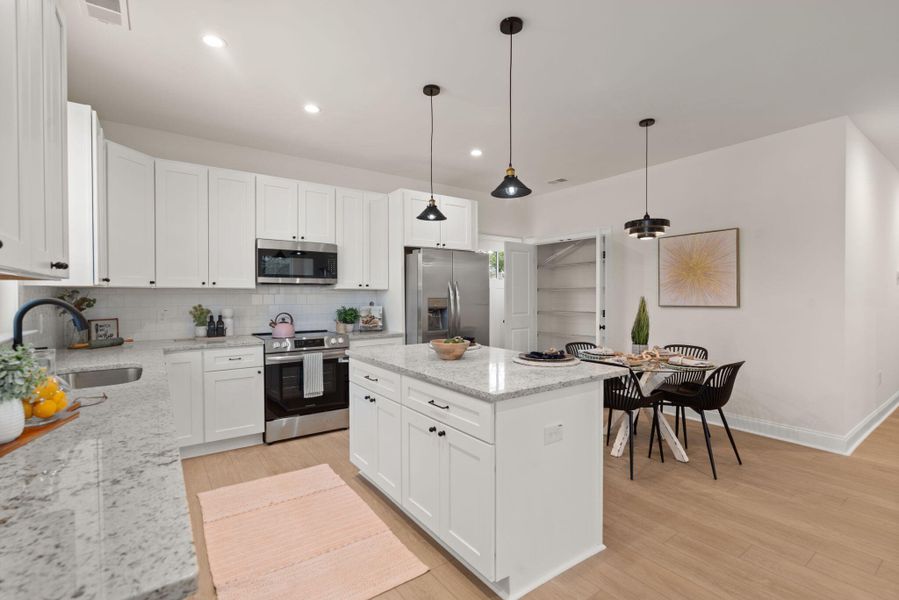 Furnished interior view inside a new home in , North Charleston (Image 7).