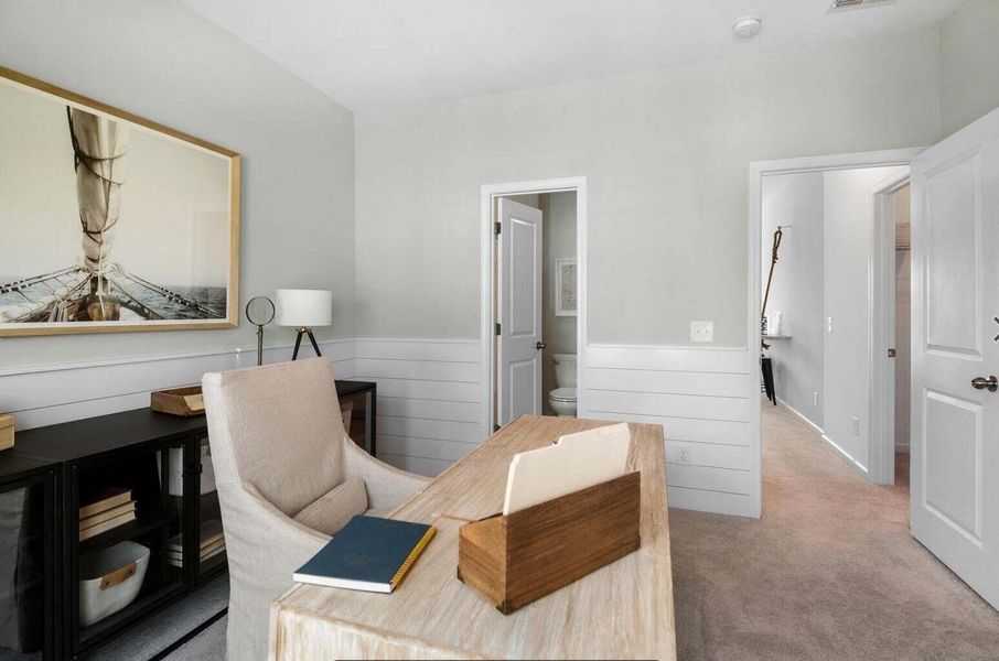 Furnished interior view inside a new home in Carnes Crossroads: Arbor Collection, Summerville (Image 7).