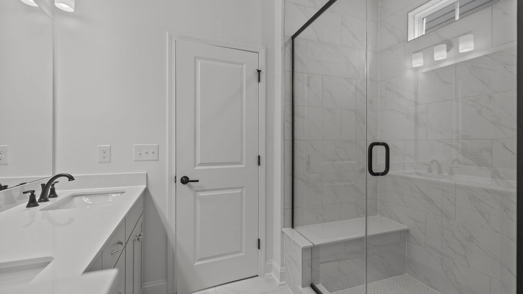 Furnished interior view inside a new home in Lakeside Glen, York (Image 9).