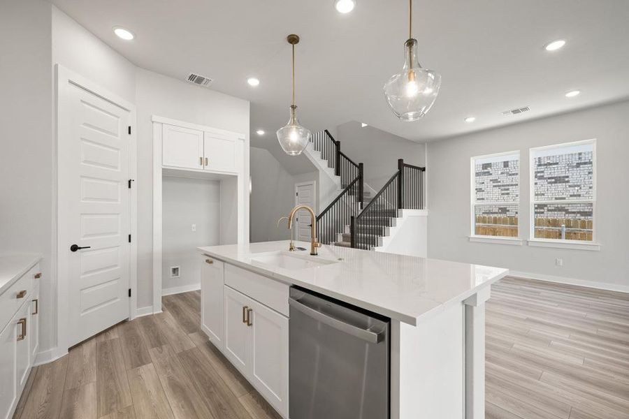Furnished interior view inside a new home in Heritage, Dripping Springs (Image 12).