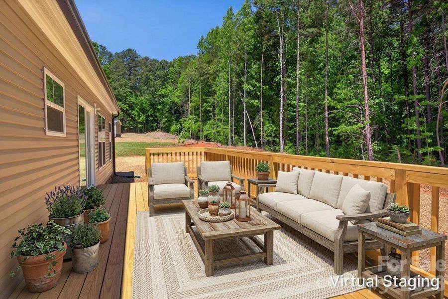 Deck - Virtually Staged