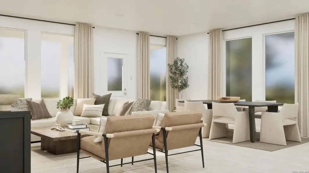 Furnished interior view inside a new home in Grace Valley, Cibolo (Image 17).