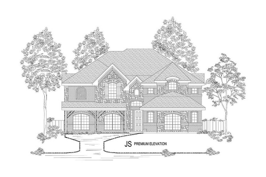 Representative rendering of the exterior for the Bellacrest FSW (w/Media) by First Texas Homes (Image 11). Representative rendering of the exterior for the Bellacrest FSW (w/Media) by First Texas Homes (Image 11).
