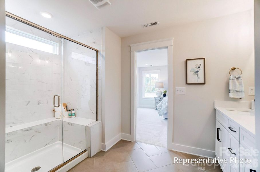 Furnished interior view inside a new home in Caldwell Forest, Charlotte (Image 6).