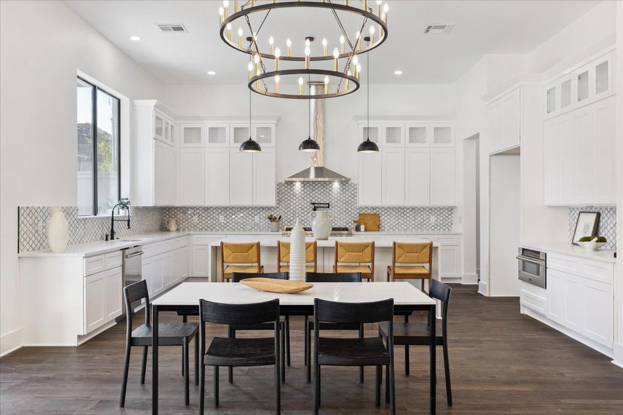 Furnished interior view inside a new home in , Houston (Image 32).