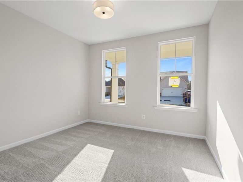 Spacious, unfurnished interior of a new home in Kelly Preserve, Loganville (Image 24). Spacious, unfurnished interior of a new home in Kelly Preserve, Loganville (Image 24).