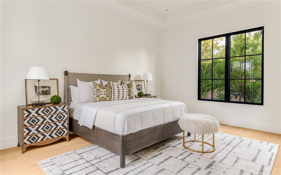 Furnished interior view inside a new home in , Dallas (Image 21).