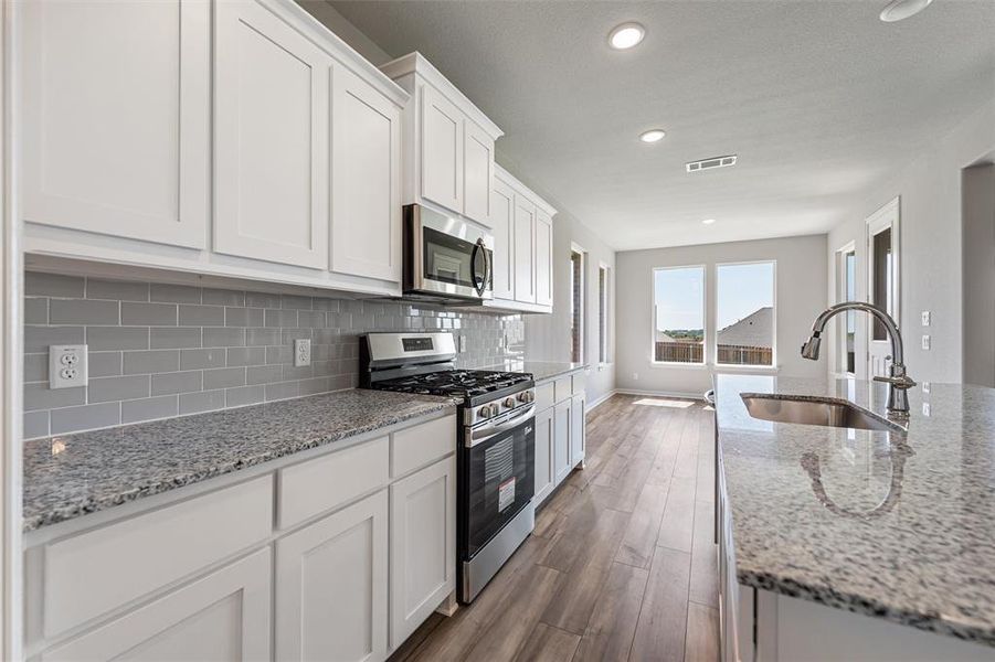Furnished interior view inside a new home in Liberty Pointe, Gainesville (Image 4). Furnished interior view inside a new home in Liberty Pointe, Gainesville (Image 4).