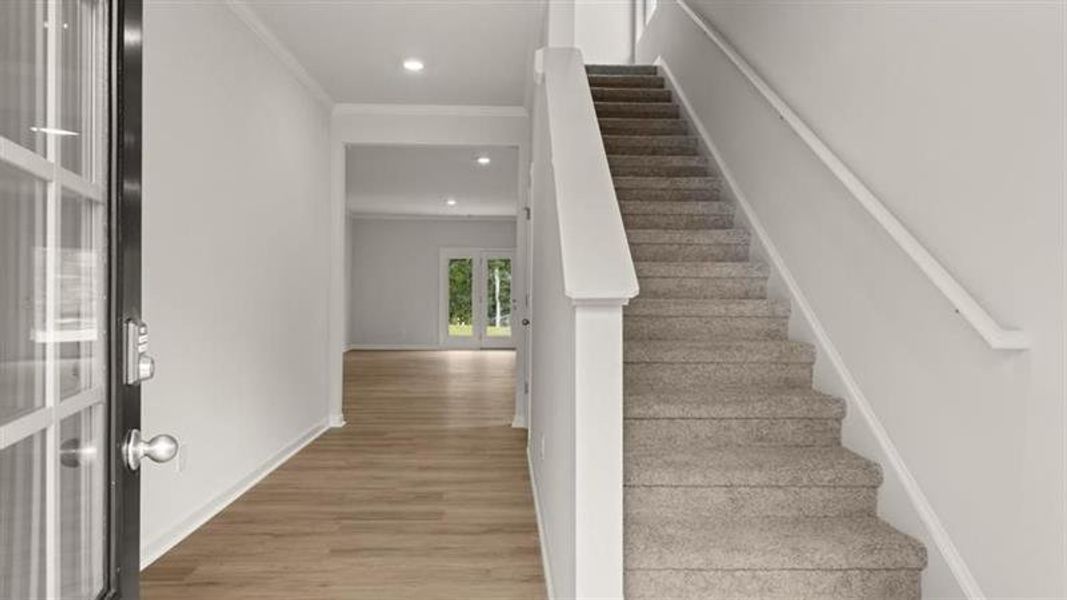 Spacious, unfurnished interior of a new home in Braselton Village, Braselton (Image 14).