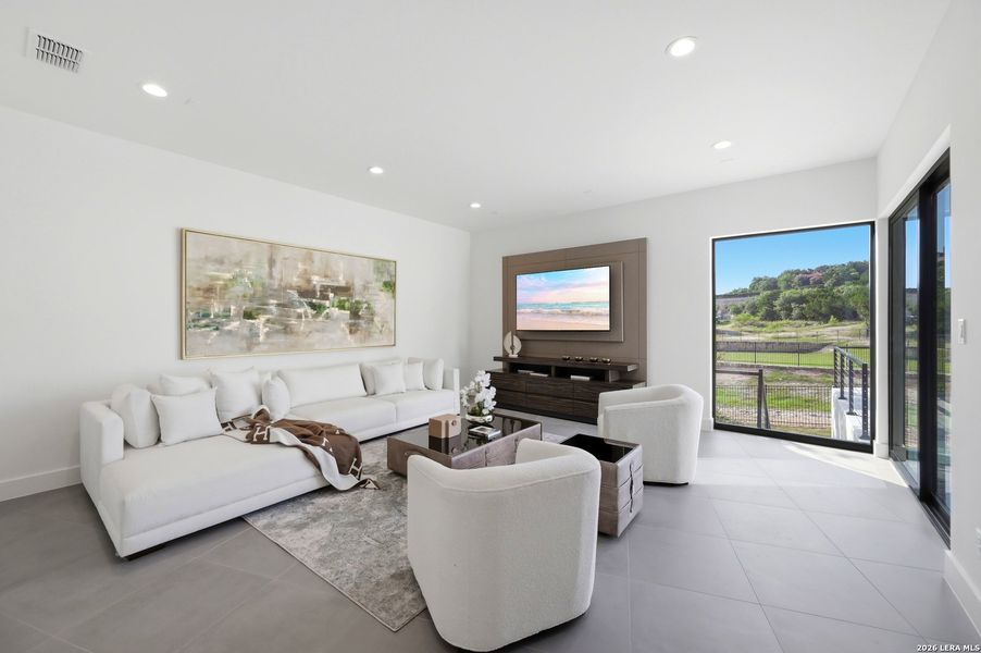 Furnished interior view inside a new home in , San Antonio (Image 76).