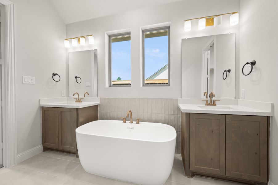 Furnished interior view inside a new home in Bridgewater, Midlothian (Image 10).