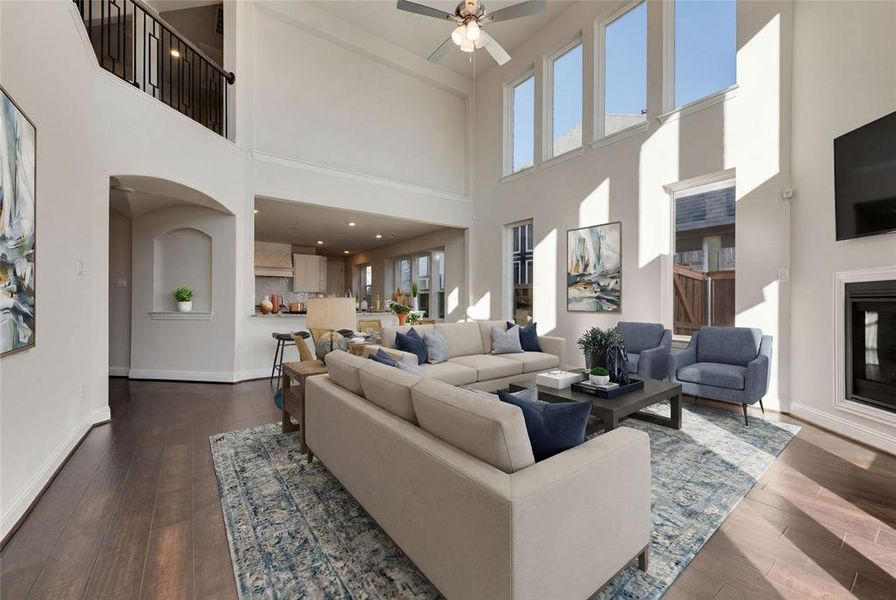 Furnished interior view inside a new home in Somercrest, Midlothian (Image 11).