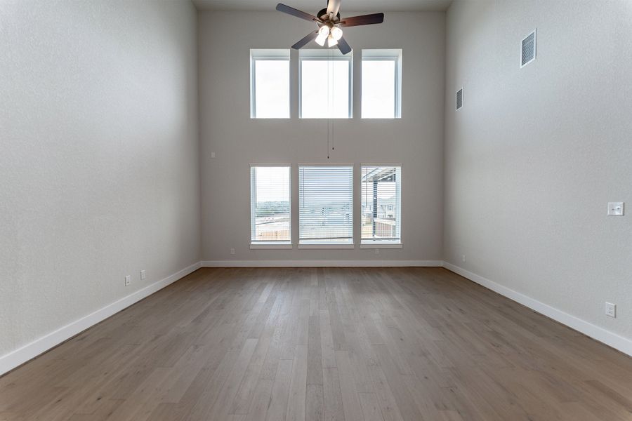 Spacious, unfurnished interior of a new home in The Woodlands at Medina Hills, Mico (Image 17).