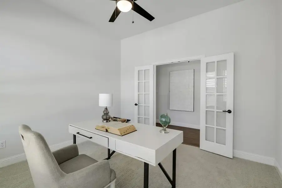Furnished interior view inside a new home in Lovers Landing, Forney (Image 5).