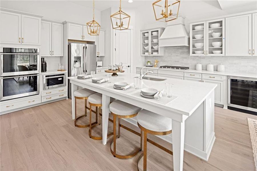 Furnished interior view inside a new home in Soleil Belmont Park, Canton (Image 17).