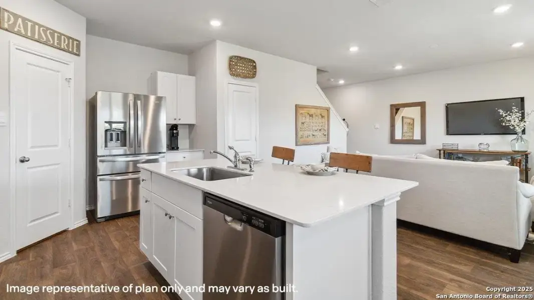 Furnished interior view inside a new home in , San Antonio (Image 34).