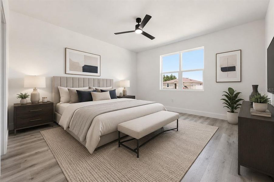 Furnished interior view inside a new home in , Kissimmee (Image 13).