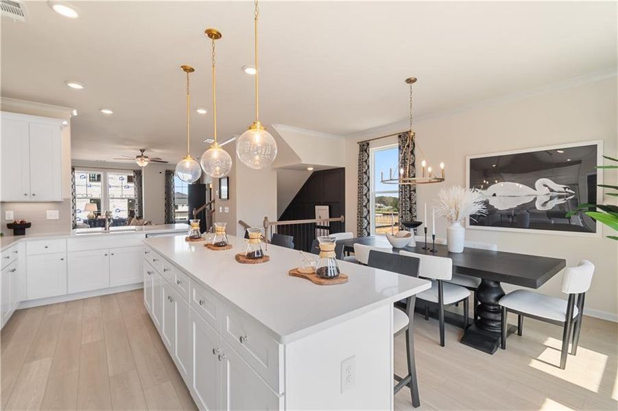 Furnished interior view inside a new home in Silverock, McDonough (Image 36).