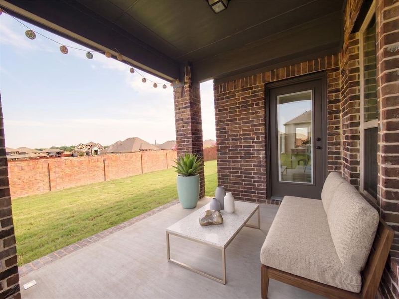 Exterior details and patio area of a home in , Midlothian (Image 3).