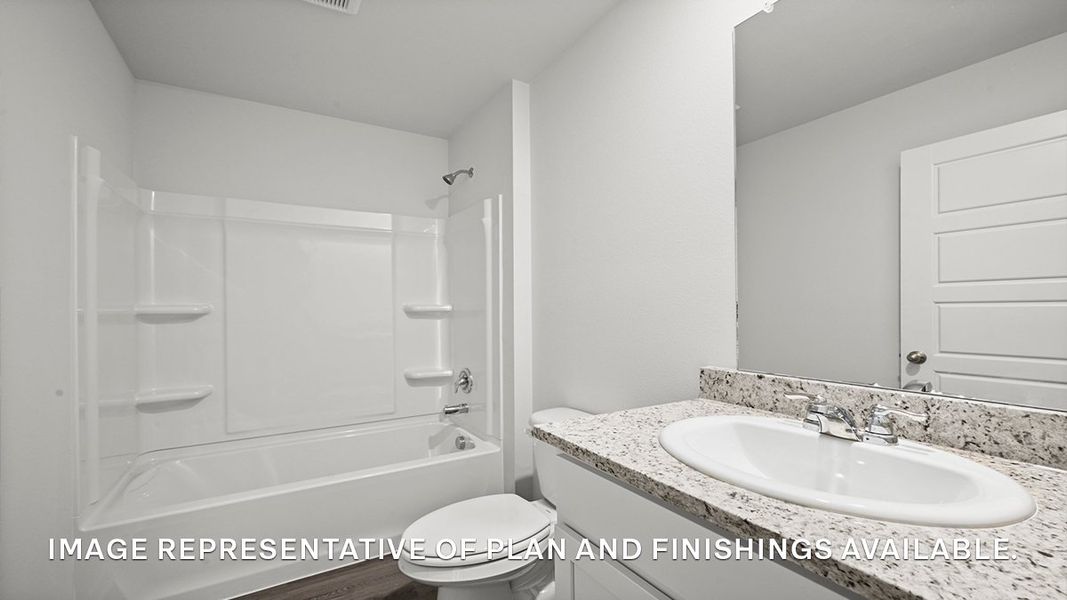 Representative furnished interior of a home built from the ASPEN by D.R. Horton in Morford, Jackson (Image 14).