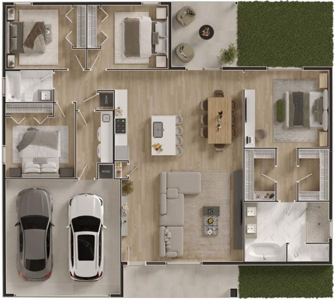 2D floor plan layout of this home in , Citrus Springs, FL (Image 5). 2D floor plan layout of this home in , Citrus Springs, FL (Image 5).