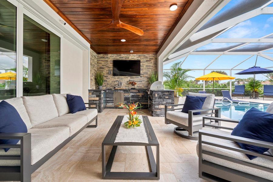 Furnished interior view inside a new home in Del Webb Tradition, Port St. Lucie (Image 16). Furnished interior view inside a new home in Del Webb Tradition, Port St. Lucie (Image 16).