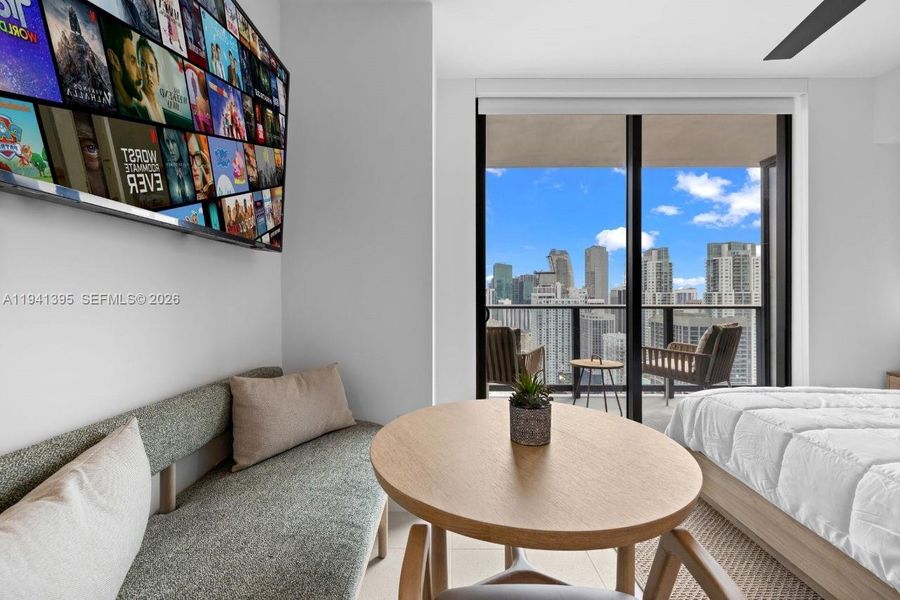 Furnished interior view inside a new home in Natiivo Miami, Miami (Image 8).