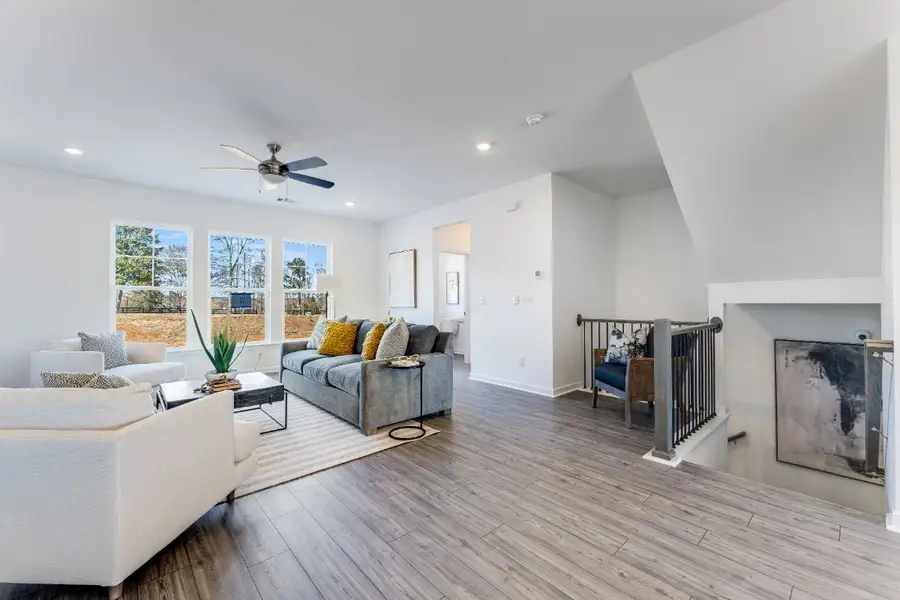 Furnished interior view inside a new home in Auburn Glen, Dacula (Image 7). Furnished interior view inside a new home in Auburn Glen, Dacula (Image 7).