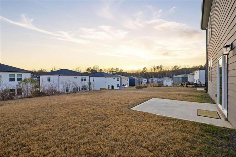 Exterior details and patio area of a home in Kingsley Creek, Lithonia (Image 3).
