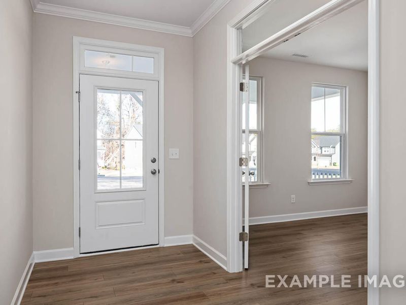 Spacious, unfurnished interior of a new home in Retreat at North Main, Lillington (Image 8).