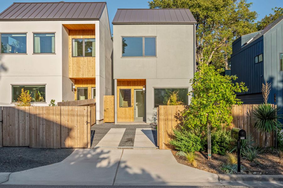 Exterior details and patio area of a home in , Austin (Image 3).