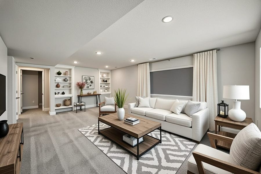 Furnished interior view inside a new home in The Glen-12, Colorado Springs (Image 17).