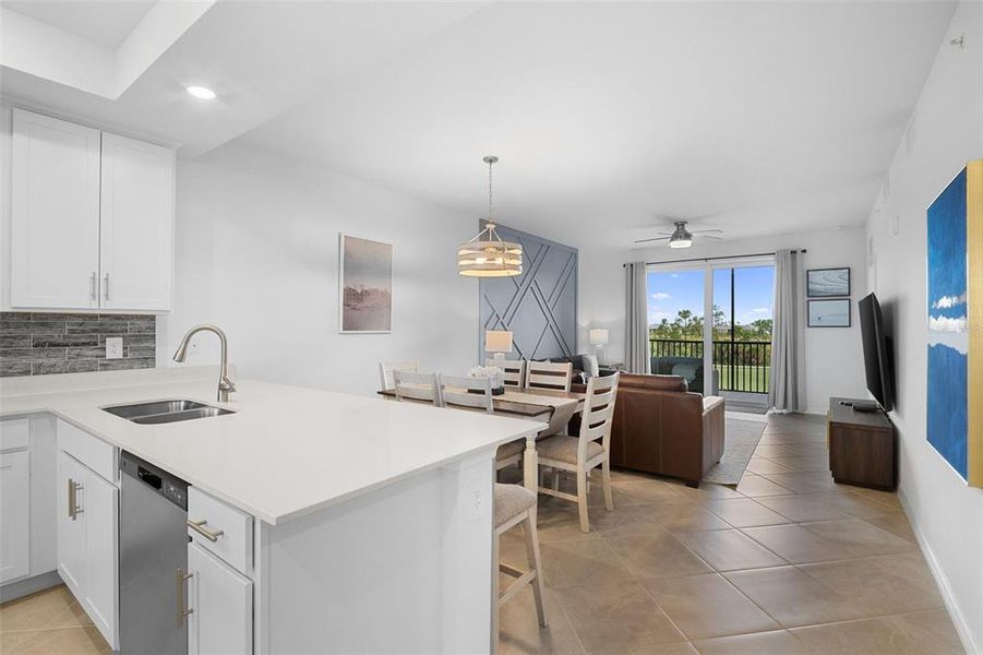 Furnished interior view inside a new home in , Venice (Image 29). Furnished interior view inside a new home in , Venice (Image 29).