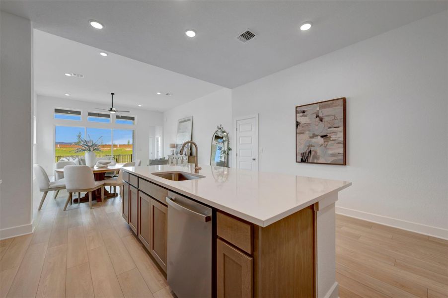 Kitchen - Dining (Staged)
