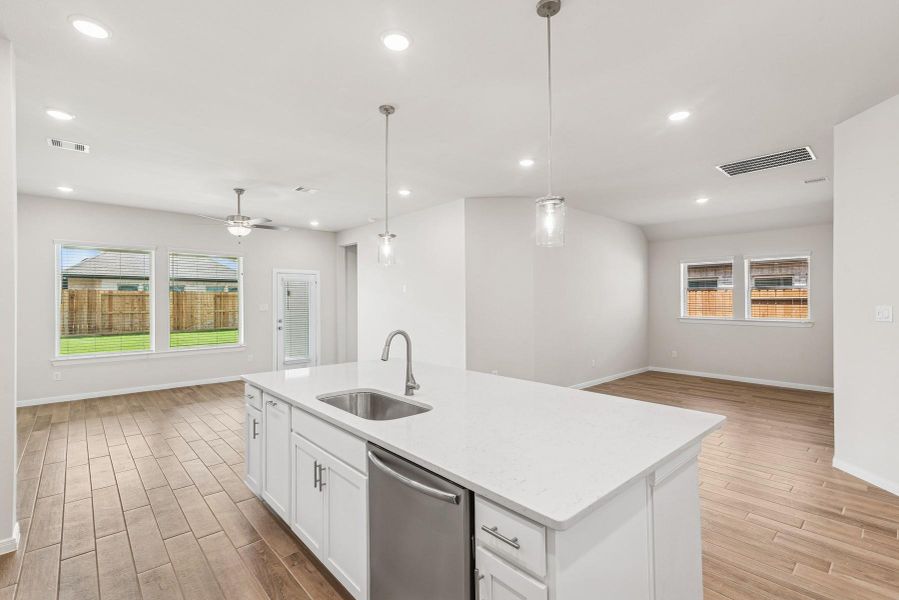 Furnished interior view inside a new home in Jordan Ranch 45' Homesites, Fulshear (Image 8). Furnished interior view inside a new home in Jordan Ranch 45' Homesites, Fulshear (Image 8).