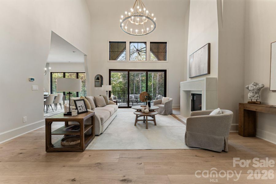 Furnished interior view inside a new home in , Mooresville (Image 13).