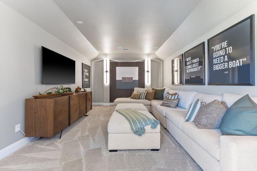 Furnished interior view inside a new home in Walton Ridge, Corinth (Image 32).