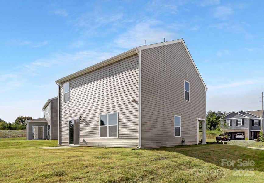 Front exterior of a new home in Huffman Ridge, Hickory, NC, highlighting curb appeal (Image 15).