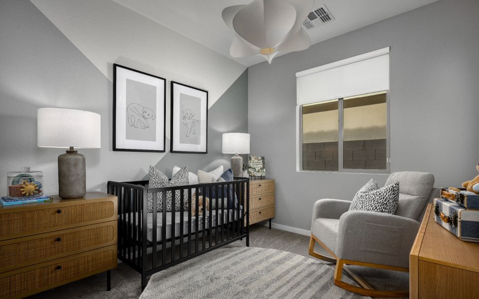 Representative furnished interior of a home built from the Daisy by Brookfield Residential in Wildflower at Blossom Rock, Apache Junction (Image 14).