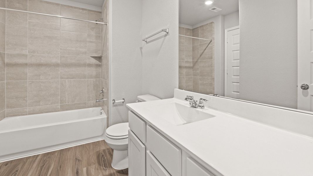 Representative furnished interior of a home built from the The Landry by Legend Homes in Bluestem, Brookshire (Image 8).
