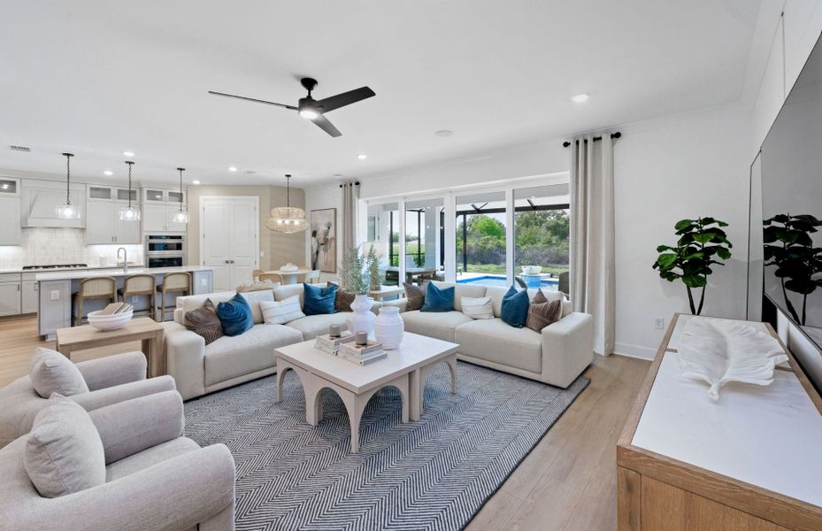 Representative furnished interior of a home built from the Easley Grande by Pulte Homes in Reagan Landing, Bradenton (Image 9).