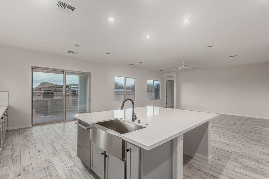 Furnished interior view inside a new home in Valencia at Granite Vista, Waddell (Image 9).