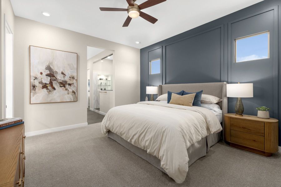 Representative furnished interior of a home built from the Cobalt by Mattamy Homes in Landmarke, Queen Creek (Image 11).