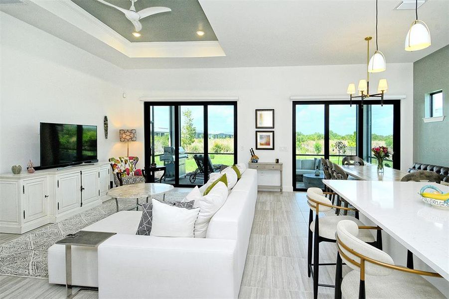 Furnished interior view inside a new home in , Nokomis (Image 7).