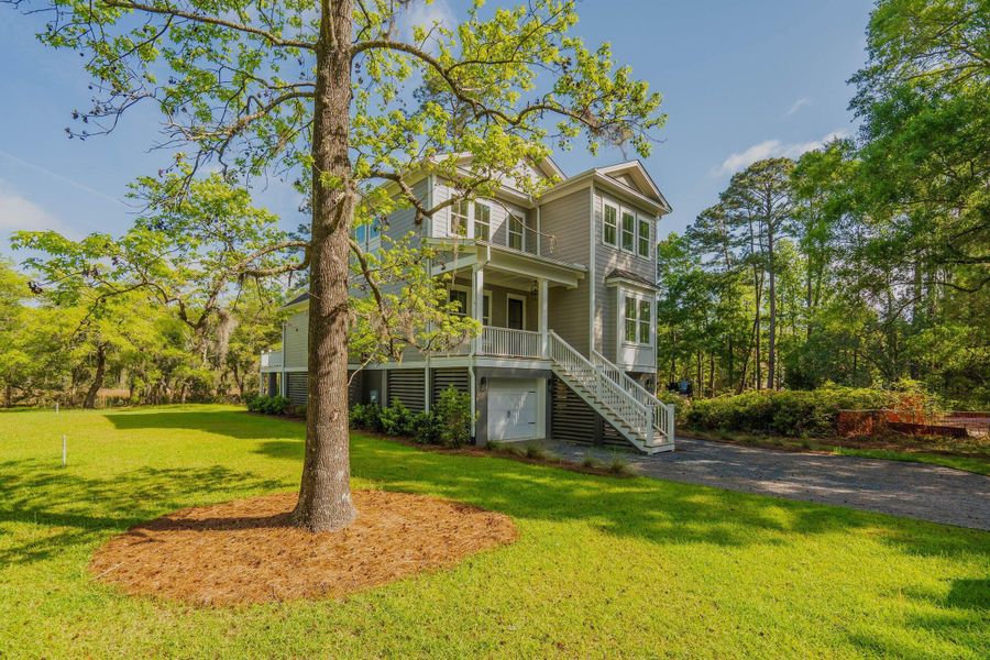 Exterior details and patio area of a home in , Johns Island (Image 34).