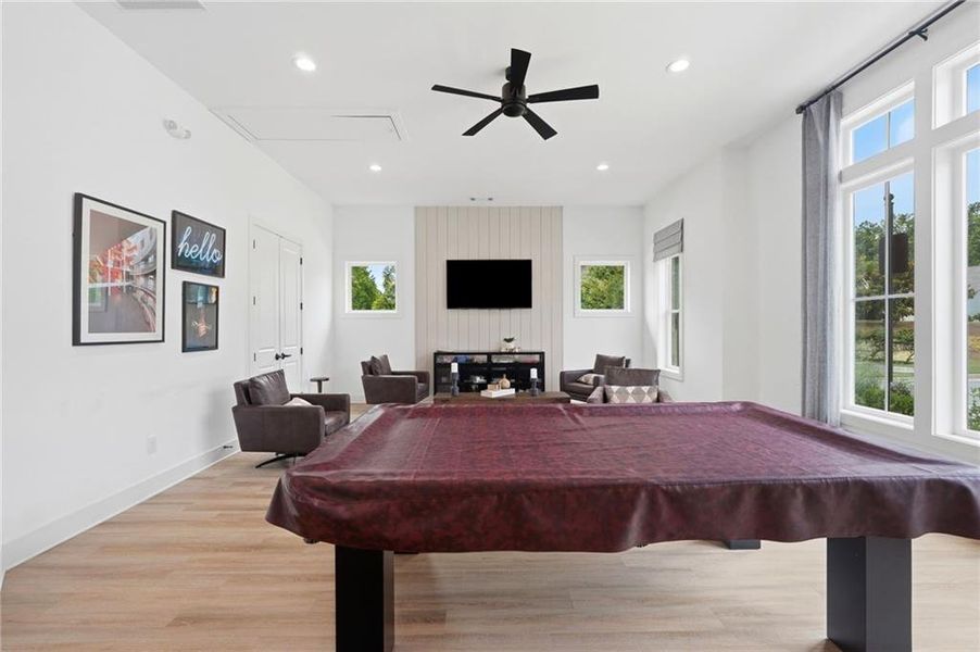 Furnished interior view inside a new home in The Retreat at Sterling on the Lake 48', Flowery Branch (Image 18).